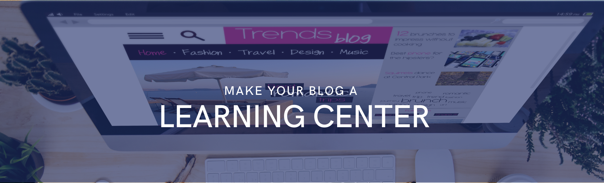 turn your blog into a learning center