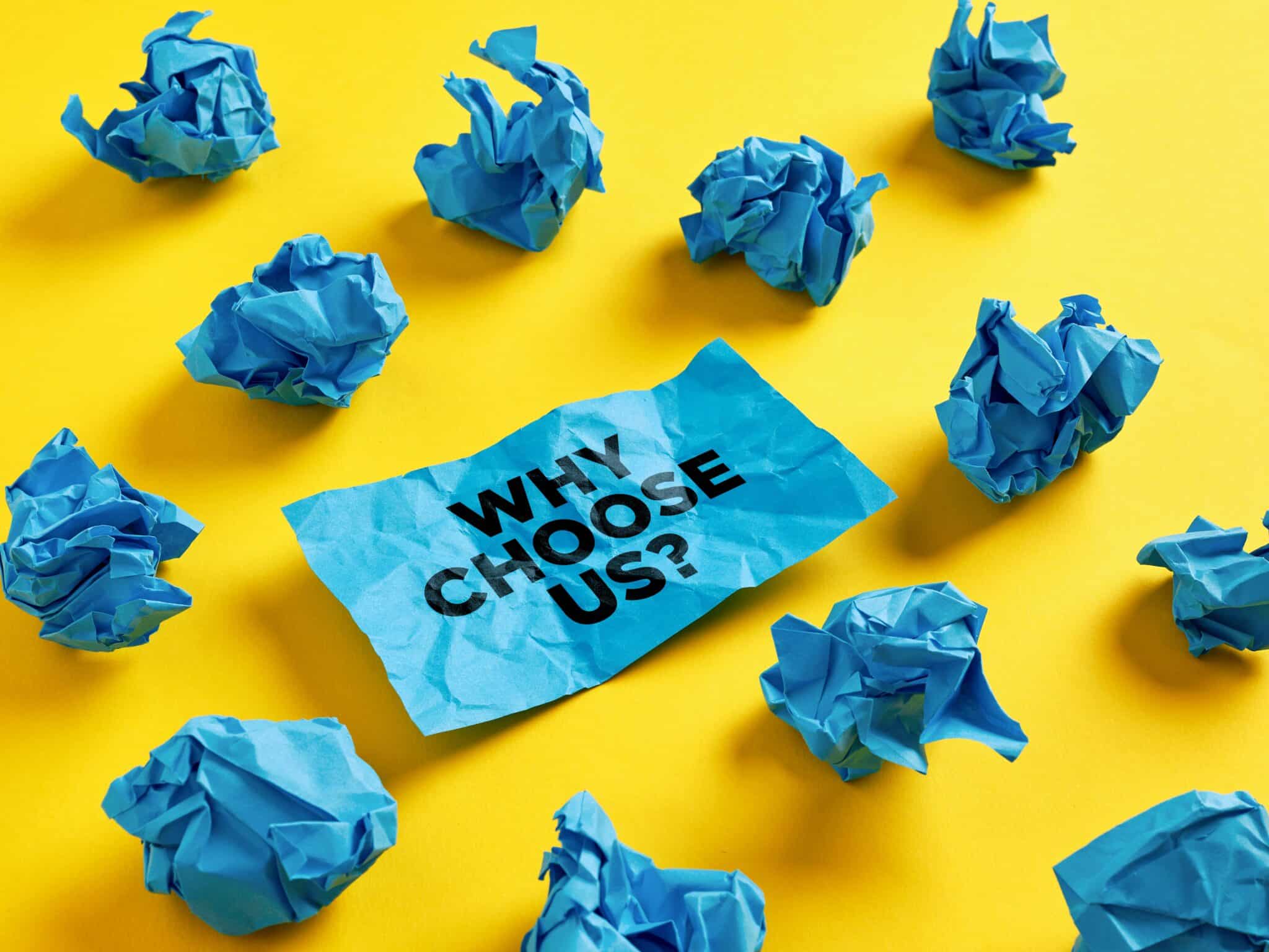 Why Choos Us on paper